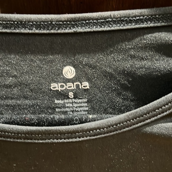 APANA Black Short Sleeve Athletic Shirt - Picture 2 of 5
